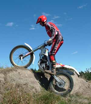 Kainga Classic Trials, Wayne Harper. Honda RTL 250